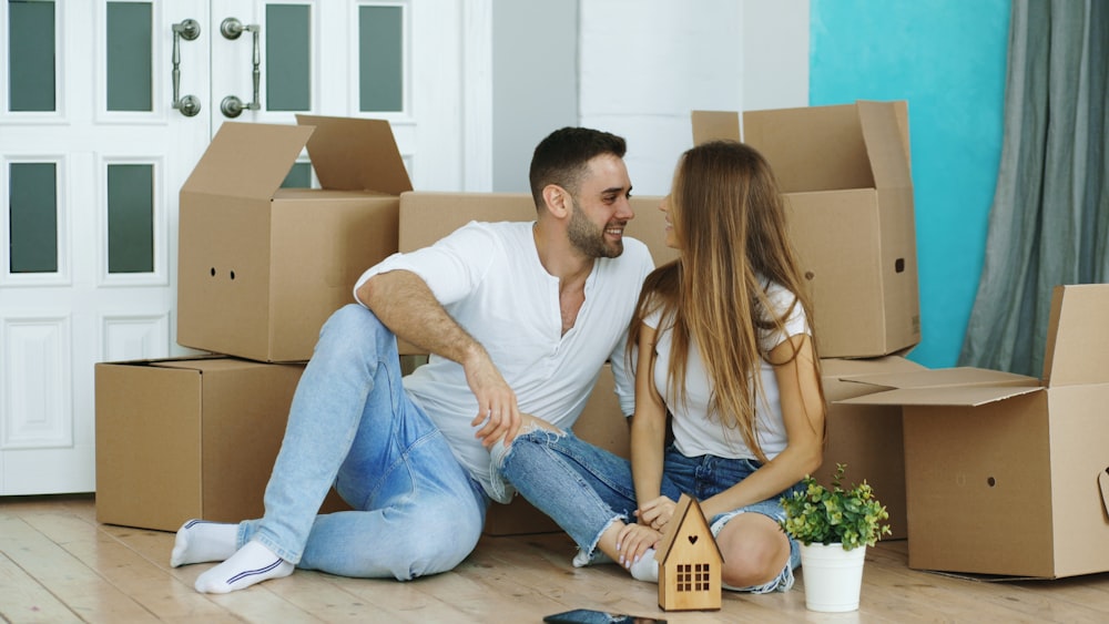 Home relocation boxes packed for a Mumbai to Delhi move