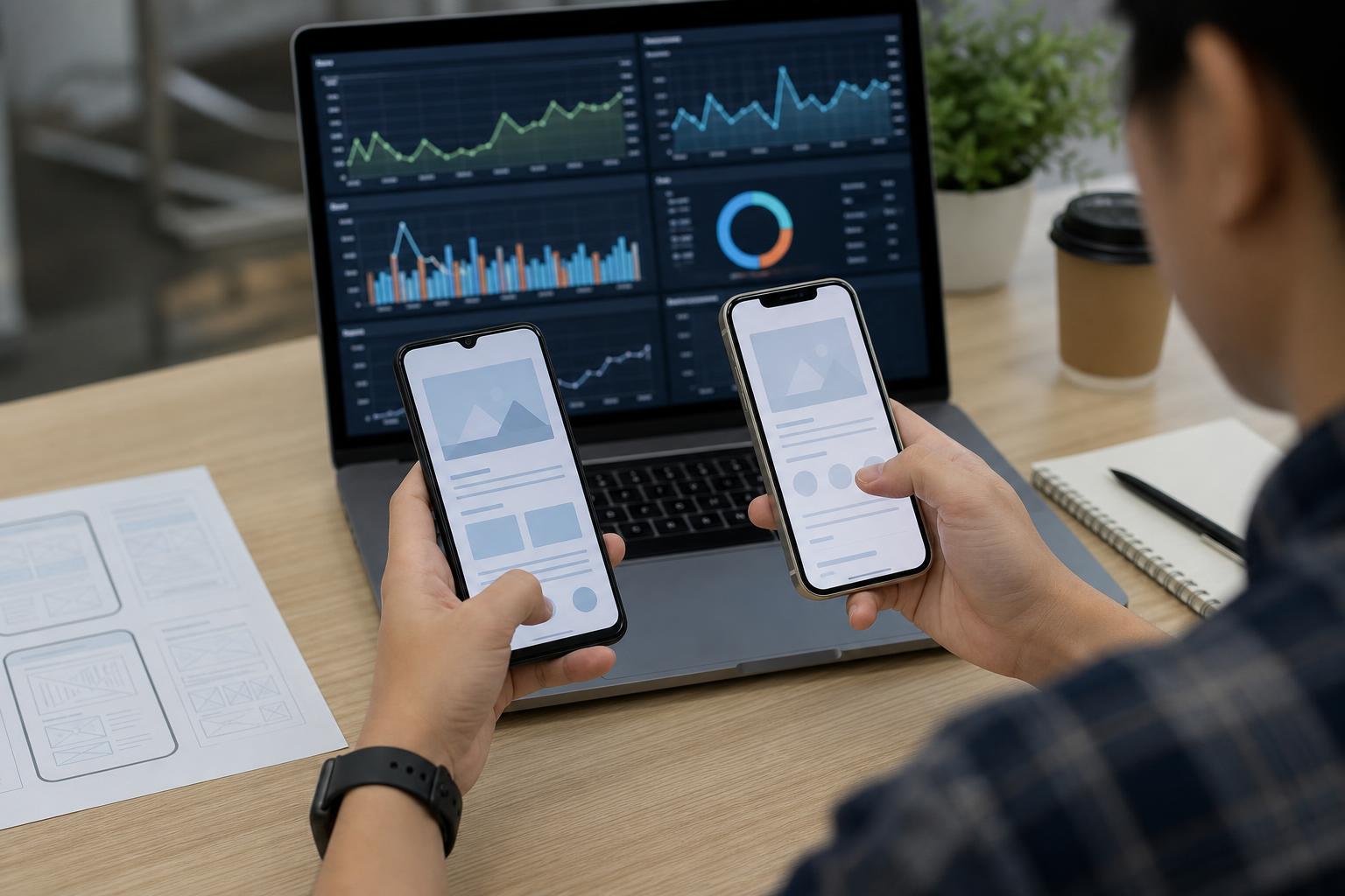 Testing React Native and native app performance on phones