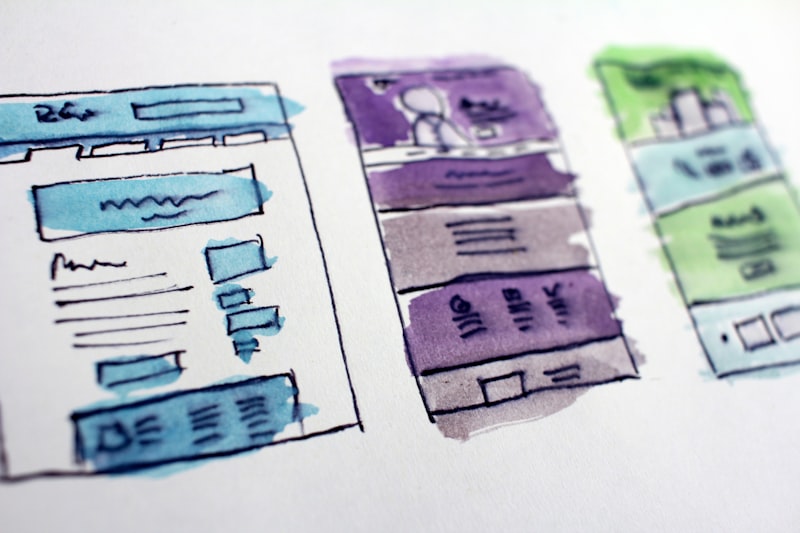 Startup website quote planning wireframe in India